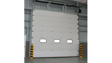 Industrial lift door working video