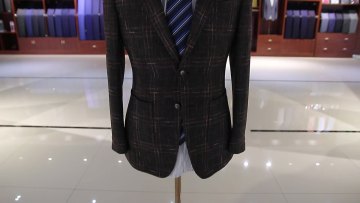 AOSHI Tailored Suit Superior Quality Suit Fabric Full Canvas Hot Product Good Quality Fashion 100% Wool Business Suits 1 Piece1