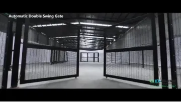 358 Anti Climb High Security Fence and Pedestrian, Double Swing Sliding Gate1