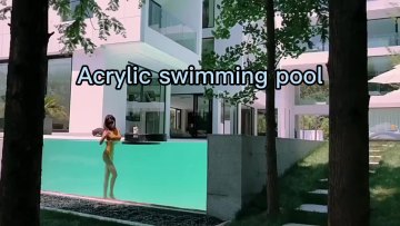 Wholesale clear above ground plexiglass swimming pool acrylic wall prices1