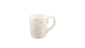 Nordic Customized Creative Design Ceramic Mug with Embossed 13 oz White Coffee Tea Mug and Concave-Convex Surface1
