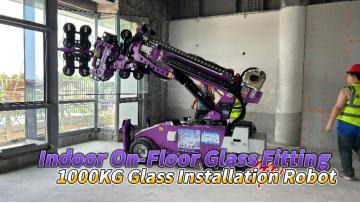 1000kg glass installation robot on-floor indoor