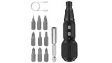 ZHIXIN Manual Electric Integrated Screwdriver Small Electric Screwdriver Rechargeable Straight Handle 3.6V Electric Screwdriver1