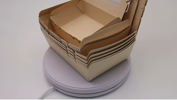 Brown Kraft Paper Disposable Food Packaging Containers Boxes