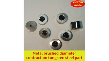 Metal brushed diameter contraction