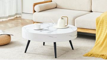 Round coffee table