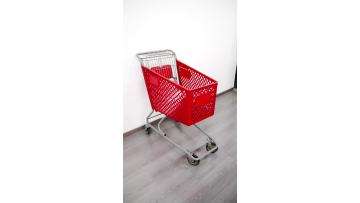 Plastic Supermarket Shopping Trolley