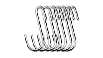 Hot Sale Heavy Duty S Hook Pot and Pan Rack Hooks Shelf S Hooks for Kitchenware Pot and Pan Utensils Clothes Bag1