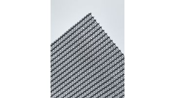 Black flat & round wire sun shade net