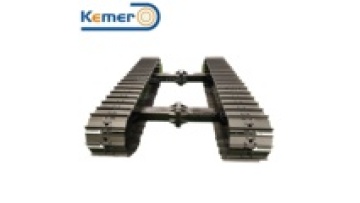 Factory Steel track undercarriage with customized cross beam and hydraulic motor for excavator crushers and drilling rig1