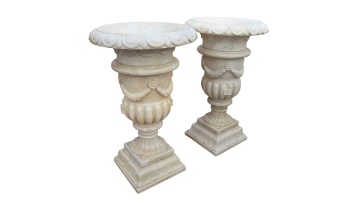 Stunning Handcrafted Marble Planters for Gardens