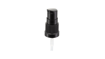 18/415 Black Shrouded Treatment Pump With Cap