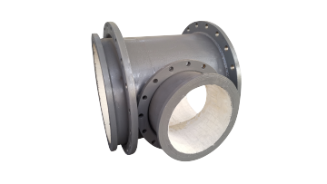 Alumina Ceramic lined pipe