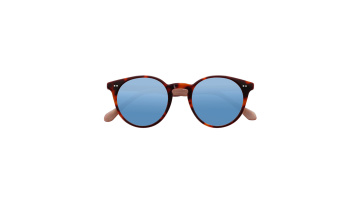 Ready Stock Retro Round Newest Ladies Men Brand Luxury Acetate Sunglasses1