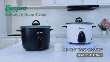 10 cups drum rice cooker with Plastic steamer
