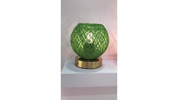 Rechargeable LED table lamp paper rope shade