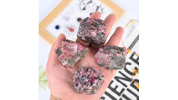Wholesale Natural Crystal Rocks Loose Gemstone Gravel Rough Rhodolite Raw Stone1