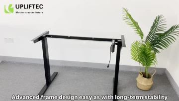 UL2-02 Single Motor Standing Desk