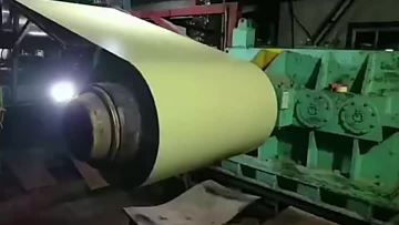 Color coating roll