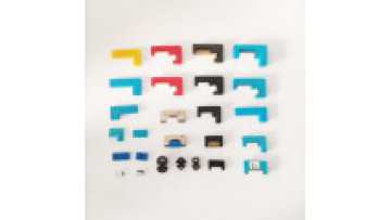 Factory direct sales of various sizes of guide rail slider, metal pulley, rubber ring and rubber wiper.1