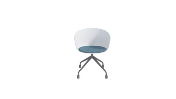 Custom Design Executive Home Visitor Yellow Aluminum Swivel Armless Office Chair