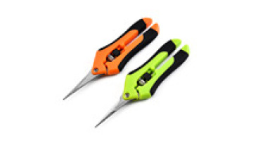 Zhixin Hydroponic Blade Cutter Stainless Steel Garden Scissor Pruner Small Trimming Pruning Shears1