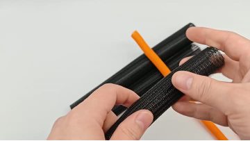 Black Braided Self-closed Wrap