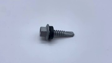 Hex flange head double thread #3 screw with black EPDM washer ruspert 1000h Hex flange head self-drilling self-tapping screw1