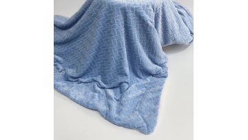 Ins Nordic double side luxury plush simple knitted sherpa blanket1
