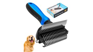 2 in 1 deshedding comb