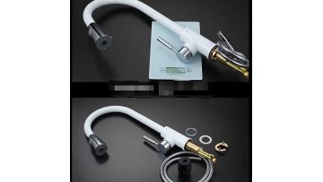 Modern Pull Out Kitchen Tap with Polished Chrome Single Handle and Sprayer1