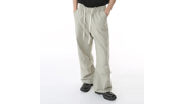 OEM Mens Fashion Street Wear Cargo Straight Leg Loose Fit Nylon Pants Men1