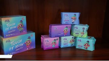 Gift sanitary towel video