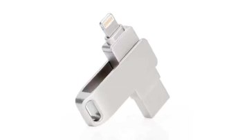 Customizable Portable 2 in 1 flash drive storage