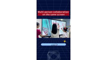 Interactive board multi-point writing