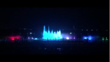 wonderful qingyang lake fountain