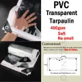 Custom Transparent PVC Tarpaulin Home Garden Succulent Plant Windproof Waterproof Rainproof Cloth Clear Awnings Tarp Cover