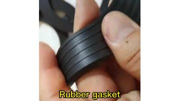 custom-made heat resistant waterproof flange rubber gasket1
