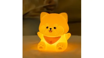 Adorable Rechargeable Red Panda Touch Lamp for Kids′ Rooms1