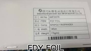 China Hot Sale Manufacture Knitting Fdy Foil Polyester Glitter Soft Knitted Fabric for party wear garment1