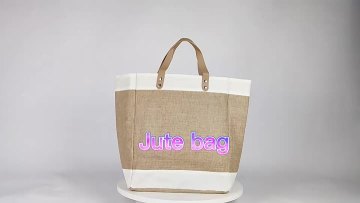 Burlap Jute Tote Bags