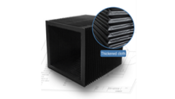 Telescopic accordion cover flexible flat protection guide bellows protection guide rail way bellows cover for cnc machine1