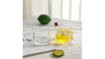 300ml Glass Cup with Handle