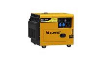 Portable Air-cooled single cylinder silent type diesel generator machine1