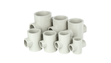 PPH Reducing Cross with Hot-melt Socket Connection Industrial Plastic Pipe Fitting for Chemical Water Supply1