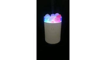 3 in 1 Himalayan Salt Lamp Essential Oil Diffuser,USB Ultrasonic Aromatherapy Diffuser, 260ML Mini Portable Humidifier1