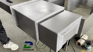 Machine tool guide rail protection steel telescopic slideway bellows cover metal strong telescopic steel cover1