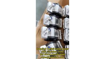 Trefoil Cable Cleats 316L Stainless Steel