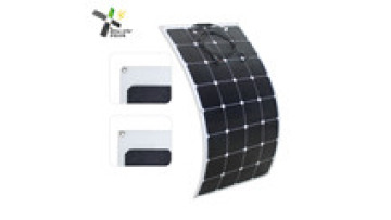 Flexible Solar Panel 100W 12V Monocrystalline Solar Kit Hightweight Module with 10A Charge Controller for RV Boat Cabin Tent Car1