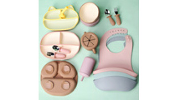Baby Bowl 3 In 1 Silicone Accessories Feeding Set For Kids1
